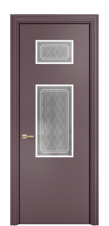Дверь межкомнатная Турин 3 Цвет Лиловый Покрытие ЭМАЛИ Эмаль Наличник  ML 85 Цена 71365