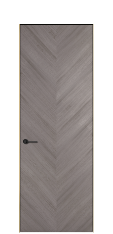 Дверь межкомнатная Юнит 04 Цвет Эвкалипт Грей Покрытие ШПОН Эвкалипт Наличник Скрытый короб золото Цена 80069
