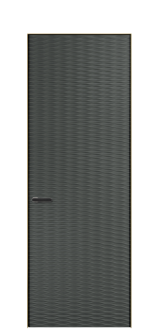 Дверь межкомнатная Волна Цвет Пихтовый Покрытие ЭМАЛИ Эмаль Наличник Скрытый короб золото Цена 69848