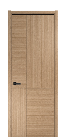 Дверь межкомнатная Юнит Слот 10-122 Цвет Дуб Песочный Покрытие ШПОН Дуб Наличник Скрытый короб золото Цена 70219