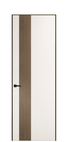 Дверь межкомнатная Дуэт 14 Цвет Молочный Покрытие ЭМАЛИ Эмаль Наличник Скрытый короб золото Цена 55213