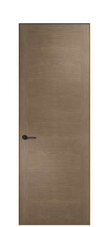 Дверь межкомнатная Юнит 10 Цвет Дуб Мускат Покрытие ШПОН Дуб Наличник Скрытый короб золото Цена 61166